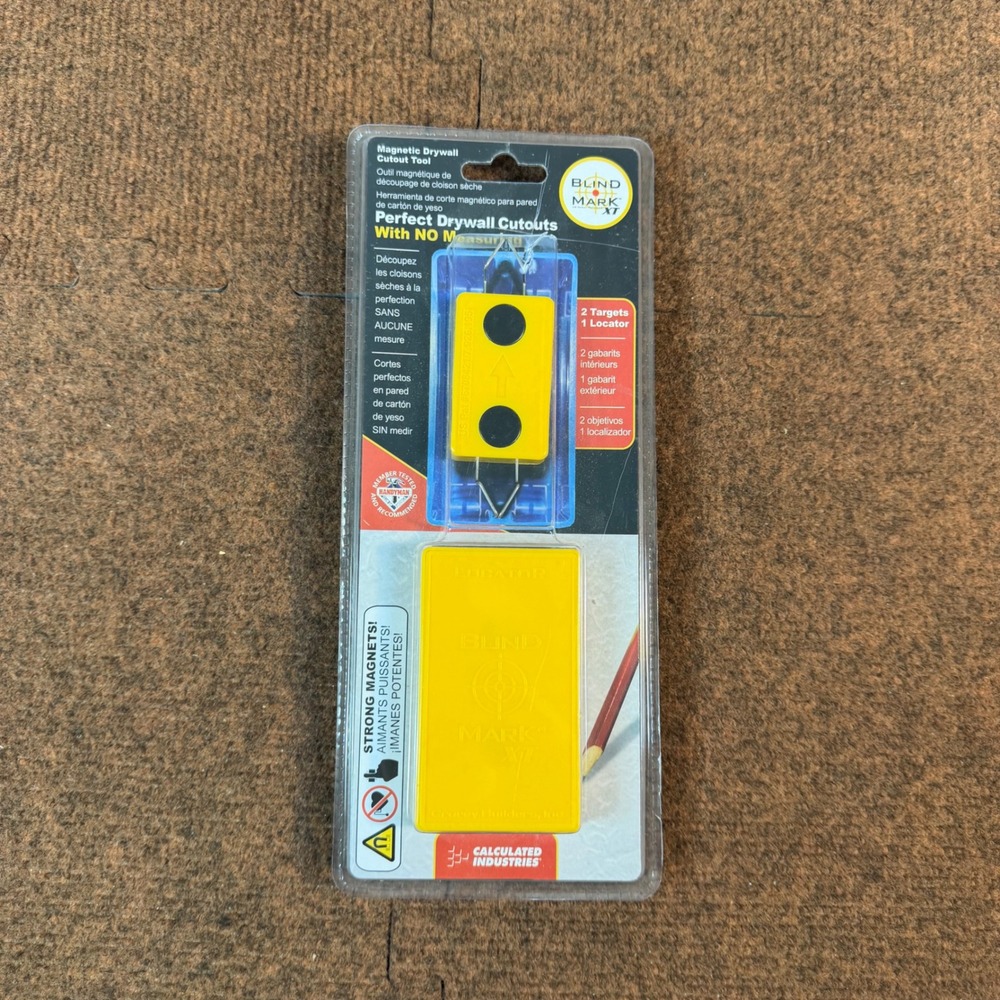 Calculated Industries Blind Mark XT Magnetic Drywall Cutout Tool 8106 New